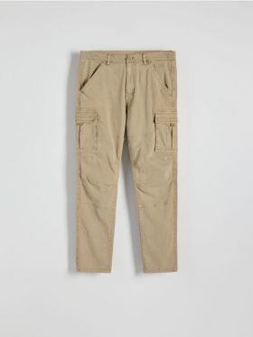 Pantaloni cargo - bej