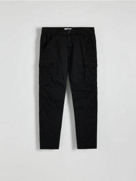 Pantaloni cargo - negru