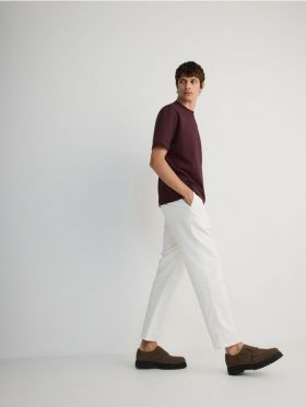 MEN`S TROUSERS - crem