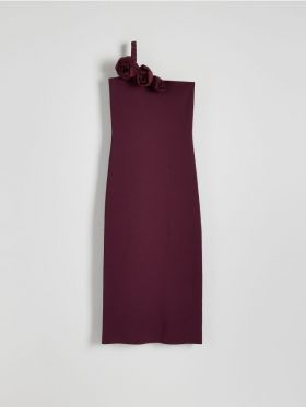 LADIES` DRESS - carmin