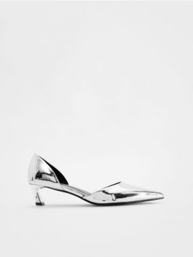 LADIES` PUMPS - argintiu