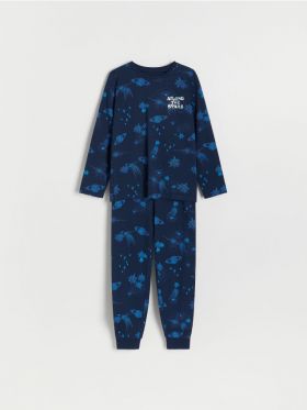 Pijama din doua piese - bleumarin