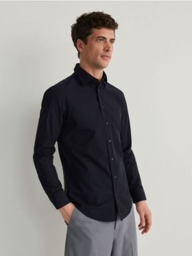 MEN`S SHIRT - bleumarin