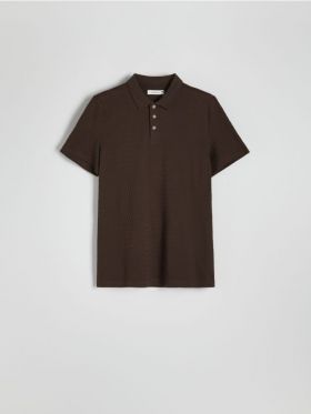 MEN`S POLO - maro-inchis