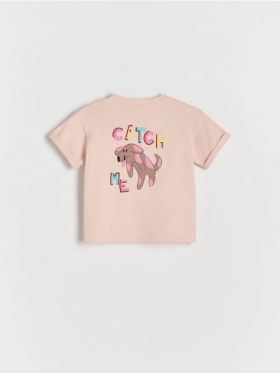 BABIES` T-SHIRT - roz-pastel