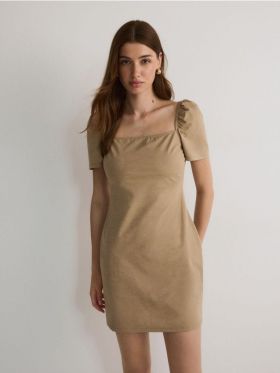 Rochie mini - bej