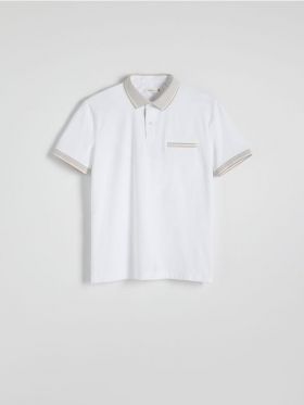 MEN`S POLO - alb