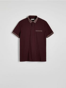 MEN`S POLO - maro-inchis