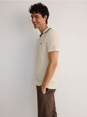 MEN`S POLO - crem