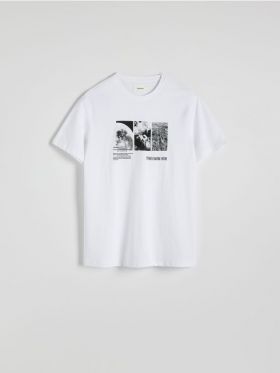 MEN`S T-SHIRT - alb