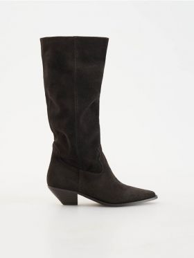 LADIES` BOOTS - negru-antracit