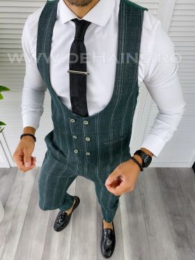 Compleu barbati Vesta + Pantaloni verde B5517 48-4