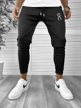 Pantaloni de trening negru conici 12260 M3-3.1*