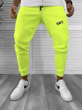 Pantaloni de trening neon silon conici 12376 18-3.3