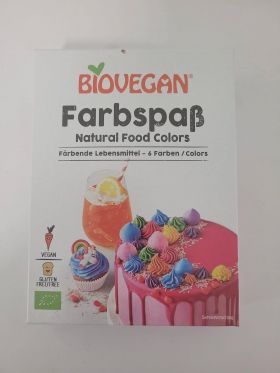 Bucuria culorilor - Colorant Bio pentru prajituri 6x8g - Biovegan