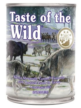 Hrana umeda pentru caini Taste of the wild Sierra Mountain 390 g