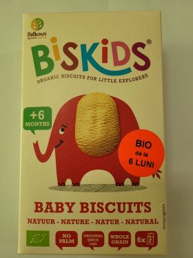 Biscuiti BISKIDS (De la 6 luni) eco-bio, 120g Belkorn