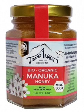 Miere de Manuka MGO300, eco-bio, 140g - TranzAlpine