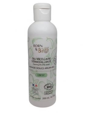 Apa micelara pentru piele normala si uscata cu argan si migdale dulci, eco-bio, 200ml - Born to Bio