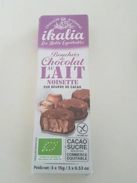 Bomboane de ciocolata cu lapte - Rochers Lait Bio | Saveurs et Nature