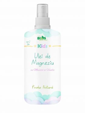 Ulei de Magneziu pentru Copii, cu Musetel si Vanilie, 100 ml, Bios Mineral Plant