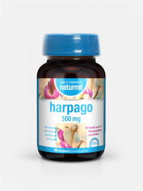 HARPAGO - DEVIL'S CLAW - GHEARA DIAVOLULUI - antiinflamator, 500mg, 90tb, Naturmil