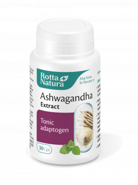 ASHWAGANDHA EXTRACT, TONIC ADAPTOGEN, 30 CAPSULE, ROTTA NATURA