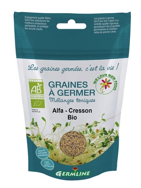 Alfalfa si creson seminte pentru germinat Bio, 150g, Germline