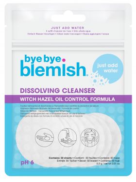 BYE BYE BLEMISH DISCHETE DEMACHIANTE DISSOLVING CLEANSER 50BUC