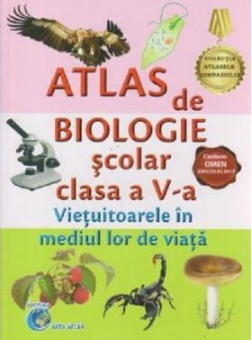 Atlas de Biologie scolar pentru clasa a V-a | Mariana Bodea