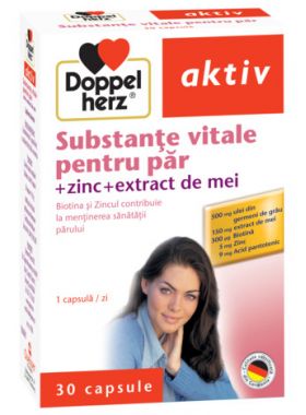 DOPPELHERZ AKTIV SUBSTANTE VITALE PENTRU PAR 30 CAPSULE