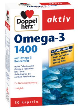 DOPPELHERZ AKTIV OMEGA-3 1400MG X 30 CAPSULE