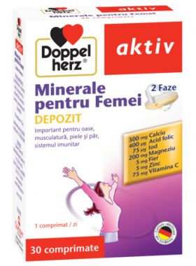 DOPPELHERZ AKTIV MINERALE PENTRU FEMEI 30 COMPRIMATE