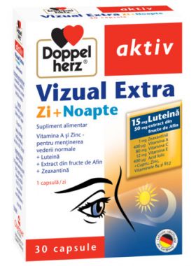 DOPPELHERZ AKTIV VIZUAL EXTRA ZI + NOAPTE 30 CAPSULE