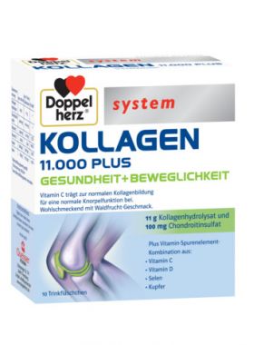 DOPPELHERZ SYSTEM KOLLAGEN 11000 PLUS 10 FIOLE