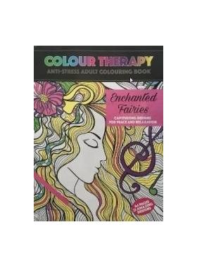 Colour Therapy Enchanted Fairies - Carte de colorat pentru adulti