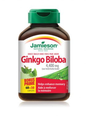 Ginkgo Biloba 80mg, 90 comprimate, Jamieson