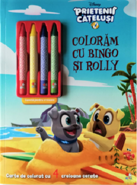 Disney. Prietenii Catelusi. Coloram cu Bingo si Rolly | 