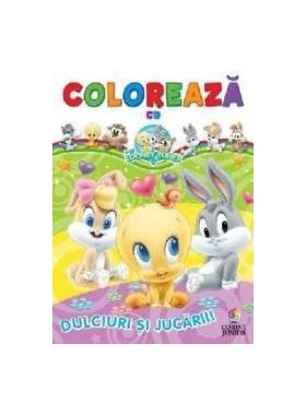 Coloreaza cu Baby Looney Tunes Dulciuri si jucarii