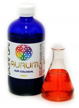 Aur Coloidal 20ppm, Aurum, 480ml - Agnes Itara