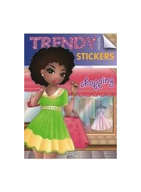 Trendy model stickers - Shopping