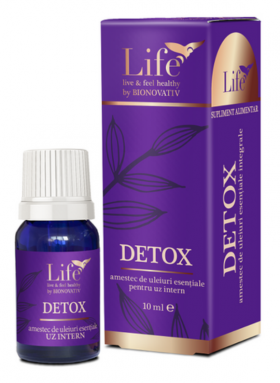 Detox, amestec de uleiuri esentiale, 10ml - Bionovativ