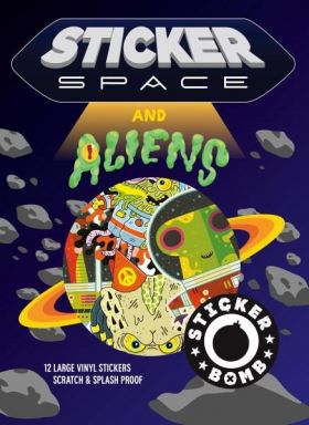 Sticker Space & Aliens |