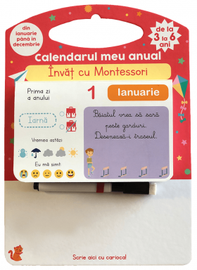 Calendarul meu anual. Invat cu Montessori | Stephanie Boudaillle-Lorin