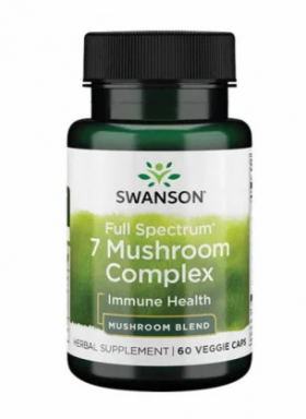 Full Spectrum Complex 7 Mushroom (Complex 7 ciuperci) 60 cps - Swanson