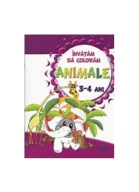 Invatam sa coloram Animale 3-4 ani