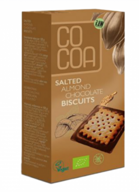 Biscuiti cu migdale si sare, eco-bio, 95g - Cocoa