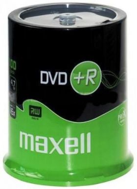 dvd+r 4.7gb, 16x, 100buc pe folie maxell