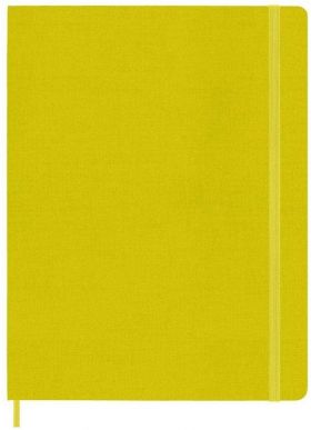 Carnet - Moleskine Classic - XL, Silk Hard Cover, Ruled - Hay Yellow | Moleskine