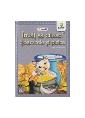 Invat sa citesc Soarecele si pisica. Dupa Joseph Jacobs. Nivelul 0